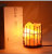 Himalayan salt lamp iron wall lamp night light