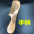 High-quality goods source manual round tooth peachwood comb natural carved anti-static creative gifts