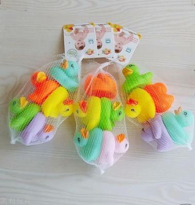 New kelly cute colored duckling bath toy with splash sound