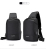 2019 New Chest Bag Fashion Trend with Earphone Hole USB Interface Men's Shoulder Crossbody Bag Factory Direct Sales