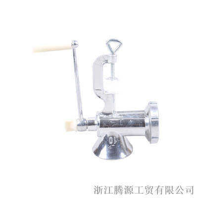 Pig Iron Manual Meat Grinder Commercial Hand-Cranking Fish Meat Grinder Chili Pepper Grinder Chicken Rack Grinder