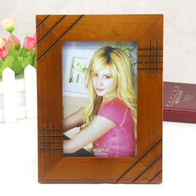 Factory Supply 6.7.10-Inch Solid Wood Gift Photo Frame Creative Solid Wood Photo Frame Customized Wooden Frame Wholesale