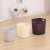 Square trash can plastic cane braid trash can without lid paper basket