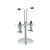 2/4/6 head rotating pouring rack pouring rack red wine and white wine separator vertical wine rack