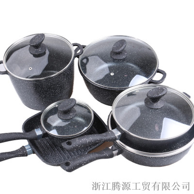 Soup Pot Thickened Binaural Multi-Function Porridge Stew Pot Non-Stick Pan Gas Induction Cooker Universal Open Fire Soup Health Cooker