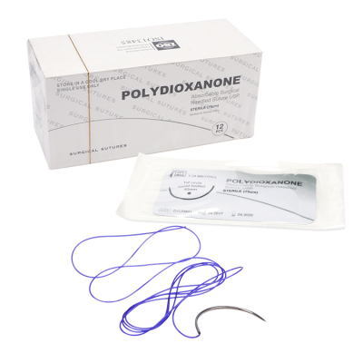 Silk suture with needle 75cm Wholesale medical disposable surgical suture production line 