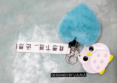 Korean girls mirror makeup bag pendant jewelry fashion trend female bag pendant key chain gifts gifts
