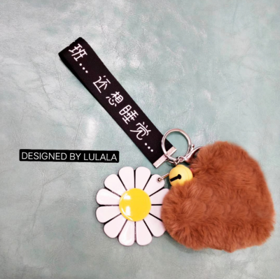 Korean mirror creative jewelry diy mirror key chain student bag pendant fashion car accessories