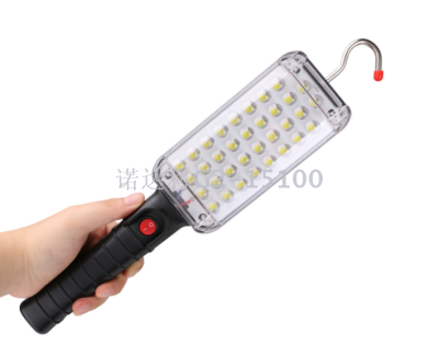 34LED with strong tape hook to hold strong light working light auto maintenance light