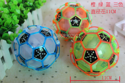 1479 New Football Flash Bouncing Ball Music Luminous Dancing Ball Luminous Children's Toys Wholesale