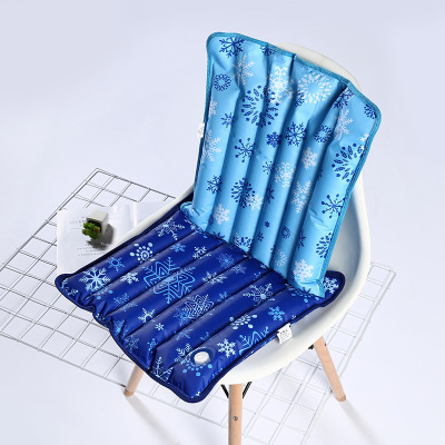 New household office chair cushion summer car ice crystal ice cushion snowflake cooling ice pad manufacturers direct sales