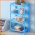 Plastic multilayer shelving table top cosmetic storage shelving shelving