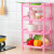 Plastic multilayer shelving table top cosmetic storage shelving shelving