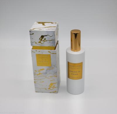 Perfume spray bottle in marble style
