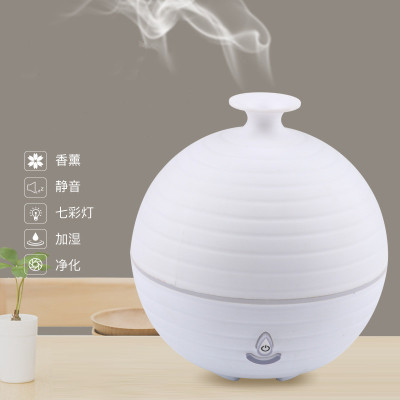 Mini essential oil spray colorful lamp ultrasonic aromatherapy machine humidifier atomizing mute air purification