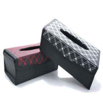 Red Wine Folding Tissue Dispenser Tissue Box with Velcro for Home and Car