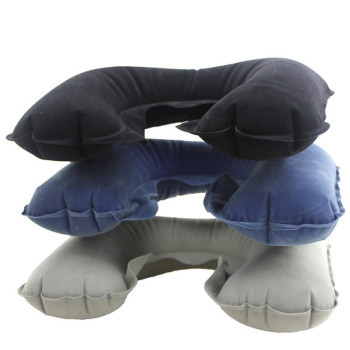 Car Inflatable Pillow Travel Equipment Folding U-Shaped Portable Neck Pillow U Pillow