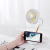 Portable mini multi-function desk lamp fan USB rechargeable night light small fan