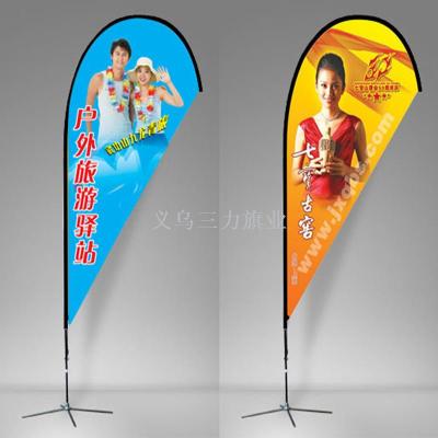 Colorfulflags custom waterflood flagpole base outdoor water drop flag double-sided advertising flag road flag beach flag