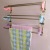 No Trace of Creativity Double Bar Towel Rack New Generation Nano Magic Power Post Double-Layer Towel Rack Suction Cup Towel Rack