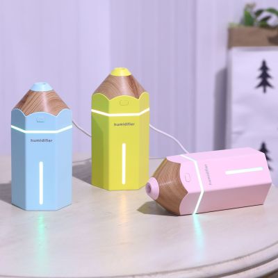 USB pencil humidifier car home purifier mini desk humidifier colorful lights