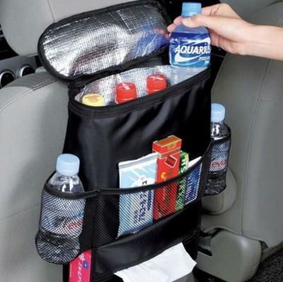 Seat storage bag Seat back winter thermal bag incubator car with car ice bag storage bag