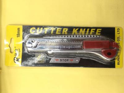 Slip-buckle tool knife, cutter, art cutter, stationery,  cutter, wallpaper knife, paper knife, woodworking knife