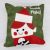Europe and America Christmas embroidery pillow cover full cotton thread embroidered sofa cushion pillow cover wholesale