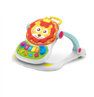 Baby Walker - Baby Table Game Table Multi-Function Four-in-one Trolley 0-3 Years Old Kids Toys Baby Activity Walker
