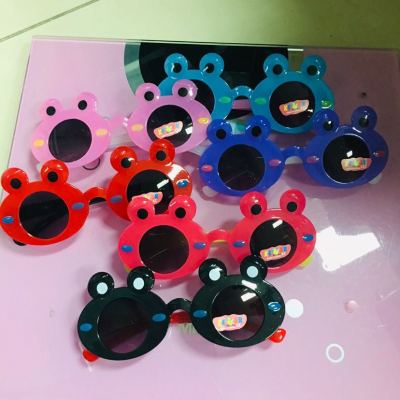 Children's cartoon sunglasses jelly colored sunglasses in stock