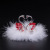 Car Decoration High-End Crystal Swan Car Accessories Perfume Holder Female for Car Perfume Bottle Decoration Supplies