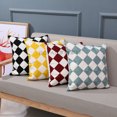 Creative pattern wool embroidered cushion home sofa cushion car square cushion cover foreign trade wholesale