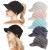 2018 New Labeling Baseball Cap Peaked Cap Back Opening Ponytail Hat Autumn and Winter Wool Hat Ladies 12 Colors
