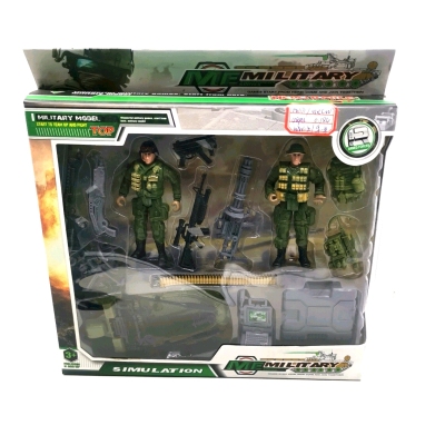 Wholesale Military Armed Model Assembled Toys Children Play House Role Play Military Doll Set