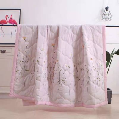 Embossed Washed Cotton Summer Cooling Promotion Summer Quilt Gift Air Conditioning Quilt Washed Cotton Printed Quilt