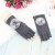 Foreign trade exposed finger gloves female autumn and winter students write exposed fingers thickened warm not cotton 