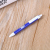 Blue and white double-color press type ball pen students learn writing stationery office supplies