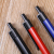 Contracted learning office press type ball pen color plastic pens and diverse styles