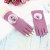 Foreign trade exposed finger gloves female autumn and winter students write exposed fingers thickened warm not cotton 