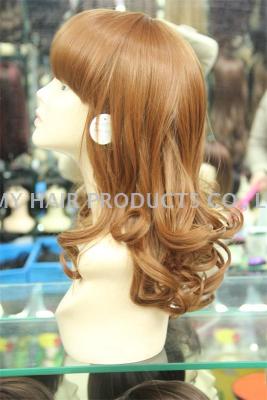 middle wave fake wig copy human hair wig cosplay wig