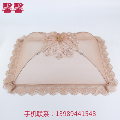 Four corners lace print size put insects and mosquitoes and flies prevention restaurant kitchen special dish cover