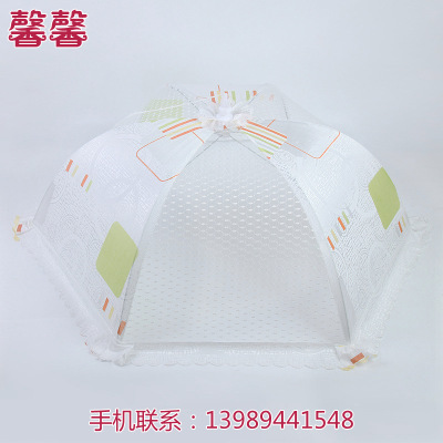 Round small transparent mesh restaurant household special dish cover son simple food cover custom