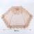 Hexagonal large opaque lace lace stainless steel frame umbrella folding 50 cm cooked food cover wholesale