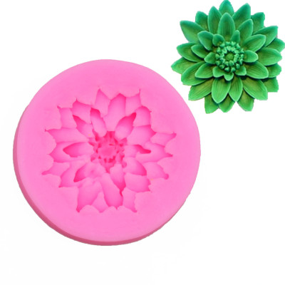 By silicone mold flower cake mold turn sugar chocolate cake decorative mold DIY baking mold