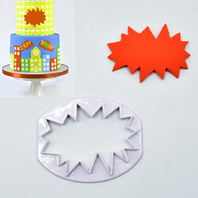 DIY baking destructive mold cutting plastic cookie mold for cake printing