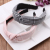 10 Yuan Ornament Supply Plaid Fabric Wide-Brimmed Knotted Headband Fresh Adult Headband Hair Pressing Hairpin