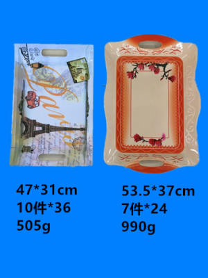 Melamine tableware Melamine stock Melamine tray runaround booth hot style can be sold by ton