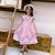 Girl's summer dress 2019 new cotton girl princess skirt in the big girl foreign style princess skirt