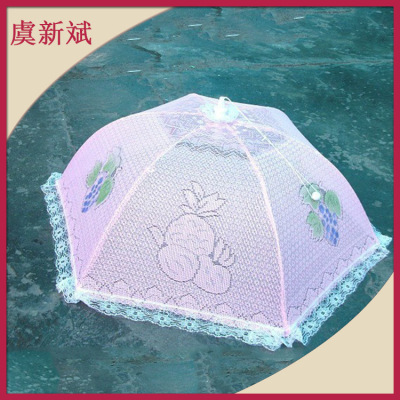 Long-term supply of supermarket round jacquard food cover high quality high quality lace lace multi-color optional