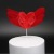 Online Sensation Heart Angel Wings Cake Plug-in Birthday Props